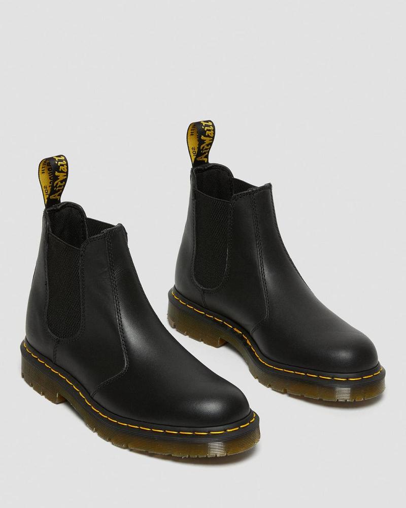 Dr Martens 2976 Slip Resistant Læder Arbejdsstøvler Dame Sort | DK 398TCE